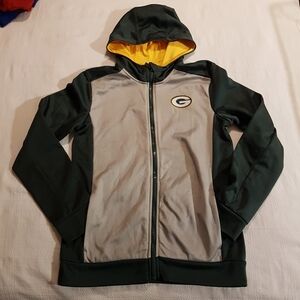 Green Bay Packers youth large 14/16 zip up hoodie